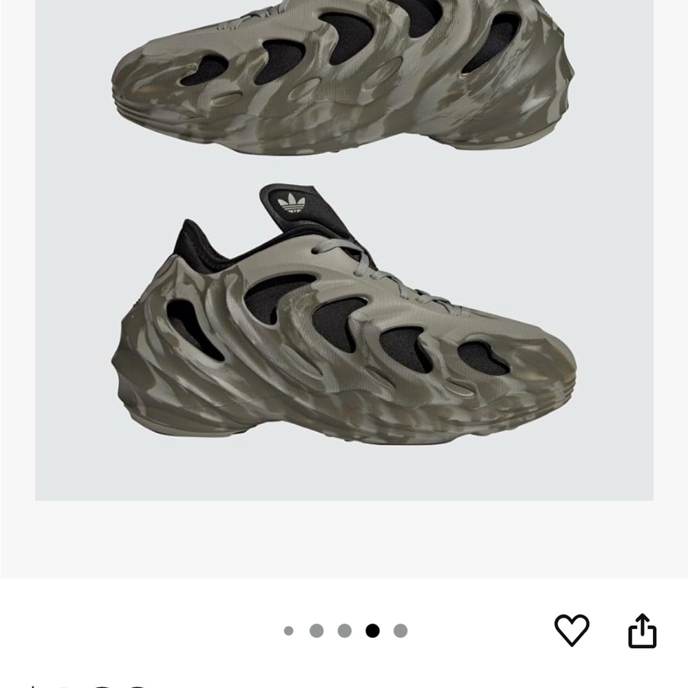 Adidas Gray and Black Wave Sneakers